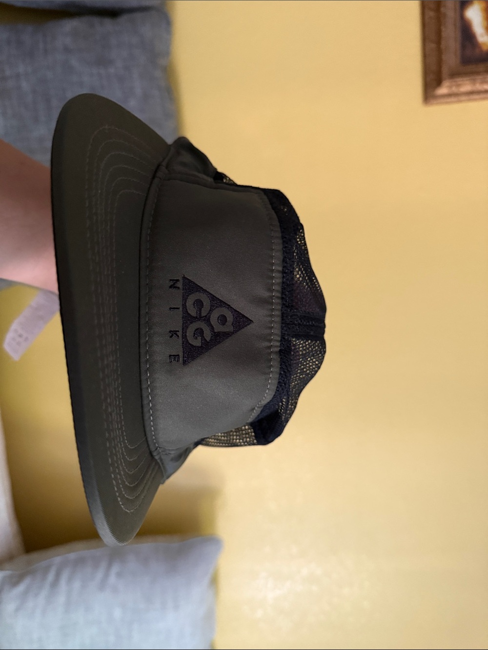 Nike ACG Olive Green and Black Mesh Shorts